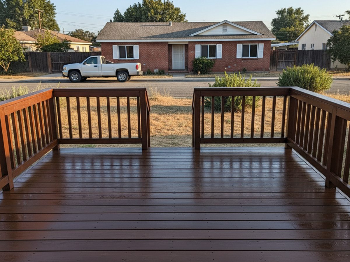 Deck Railing Installation completed by Omega Deck Solutions in Shingle Springs, CA