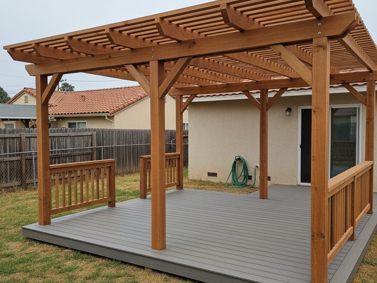 Fence Installation completed by Omega Deck Solutions in El Dorado, CA